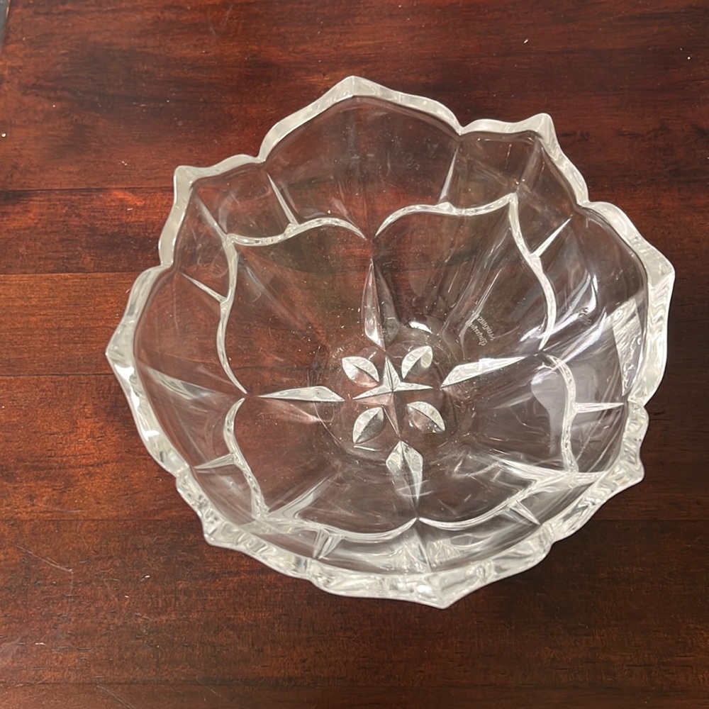 Vintage Waterford Crystal Marquis Collection Tulip Bowl 5" Lotus Shape